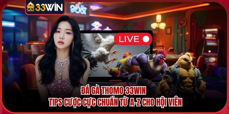 Đá Gà Thomo 33WIN - Tips Cược Cực Chuẩn Từ A-Z Cho Hội Viên