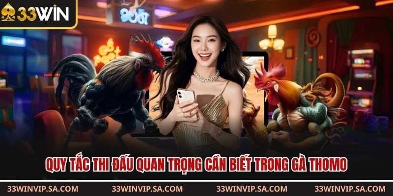 Quy tắc thi đấu quan trọng cần biết trong gà thomo